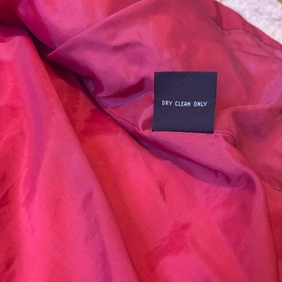 Guess Women’s Puffer Down Vest Zip w/Pockets Red Size M Waterfowl Feathers 44585 - Picture 6 of 8